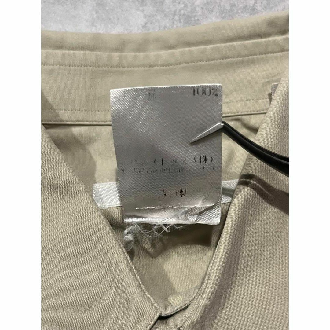 HELMUT LANG(ヘルムートラング)のhelmut lang 本人期　ドレスシャツ　ベージュ　カラーキーパー　90s メンズのトップス(シャツ)の商品写真