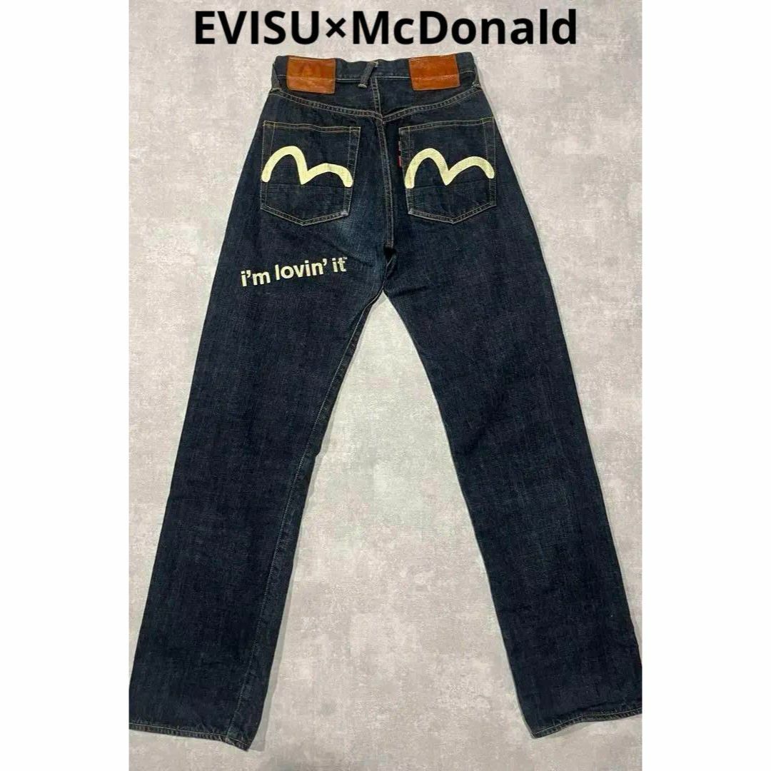 EVISU(エビス)のevisu McDonald コラボ　デニム　カモメ　I'm lovin'it メンズのパンツ(デニム/ジーンズ)の商品写真