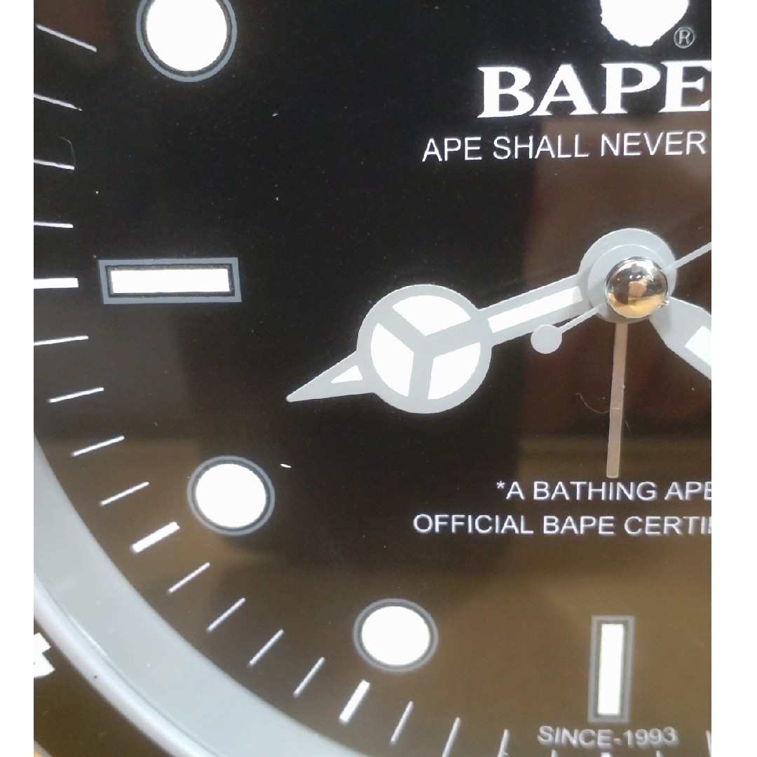A BATHING APE(アベイシングエイプ)のA  BATHING  APE　壁掛、置時計 インテリア/住まい/日用品のインテリア小物(掛時計/柱時計)の商品写真