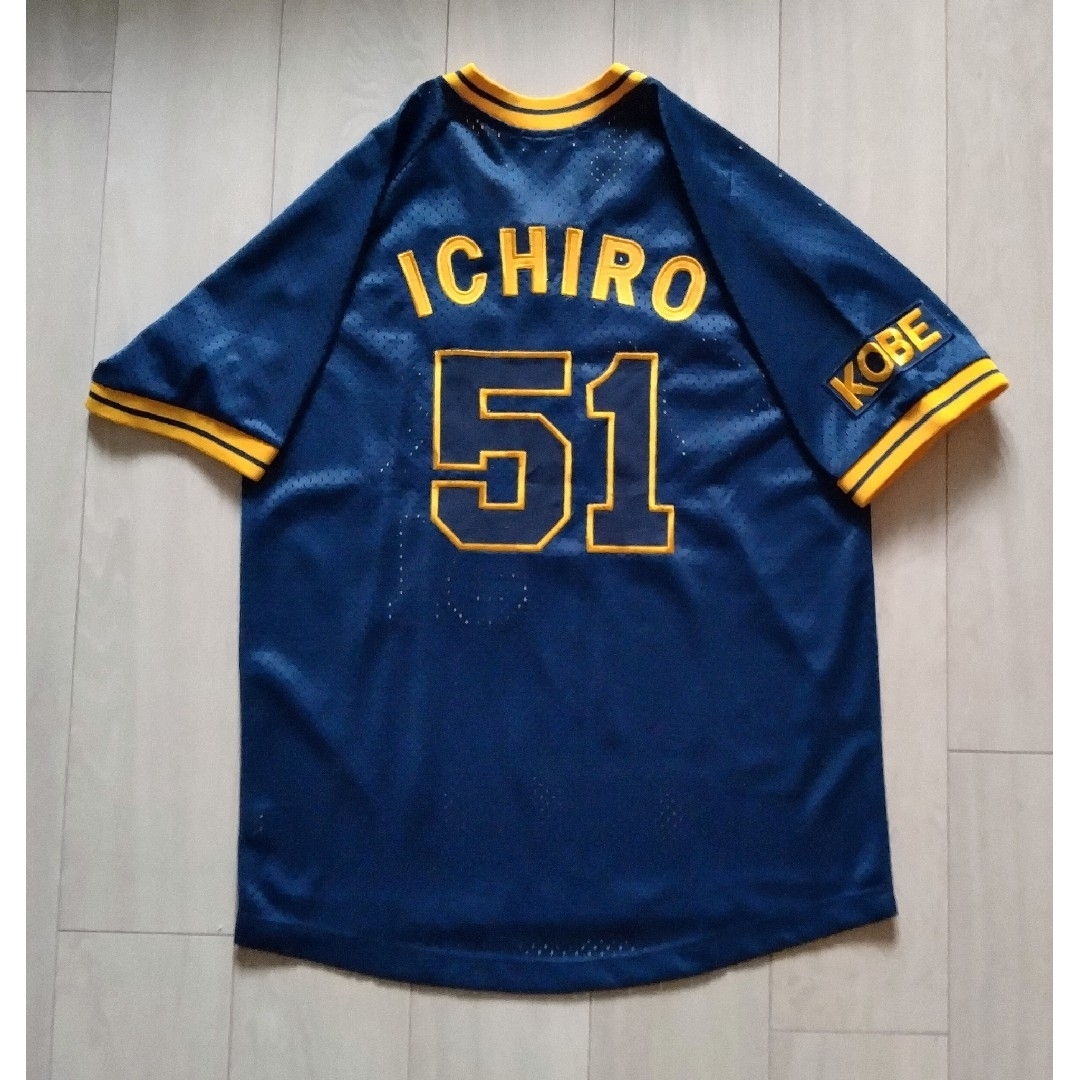 当時物】オリックス ブルーウェーブ イチロー ホーム 当時物】オリックス ブルーウェーブ イチロー ホーム