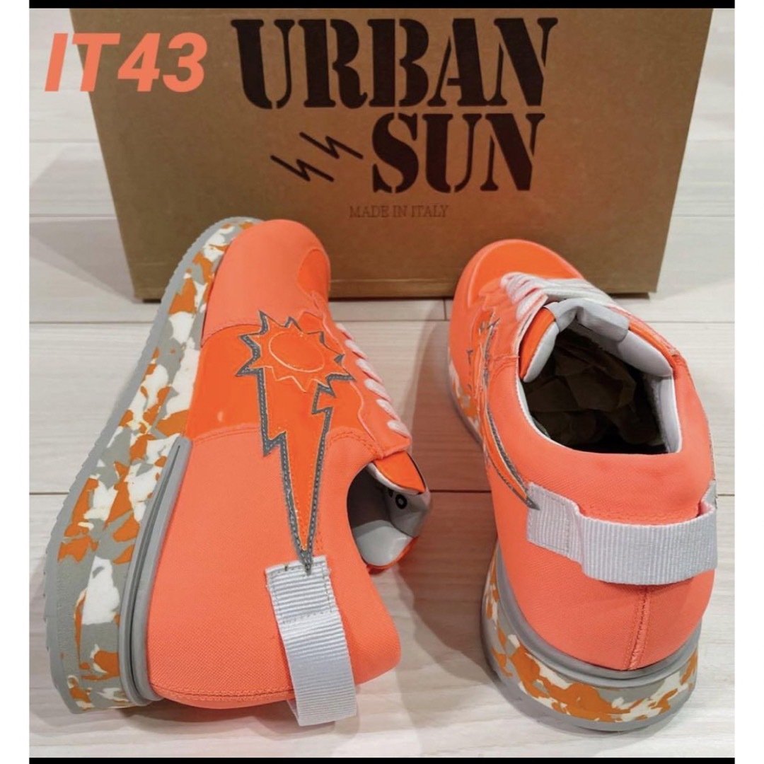 URBAN SUN(アーバンサン)のデッドストック‼️【新品】URBAN SUN ネオンオレンジ  43 メンズの靴/シューズ(スニーカー)の商品写真