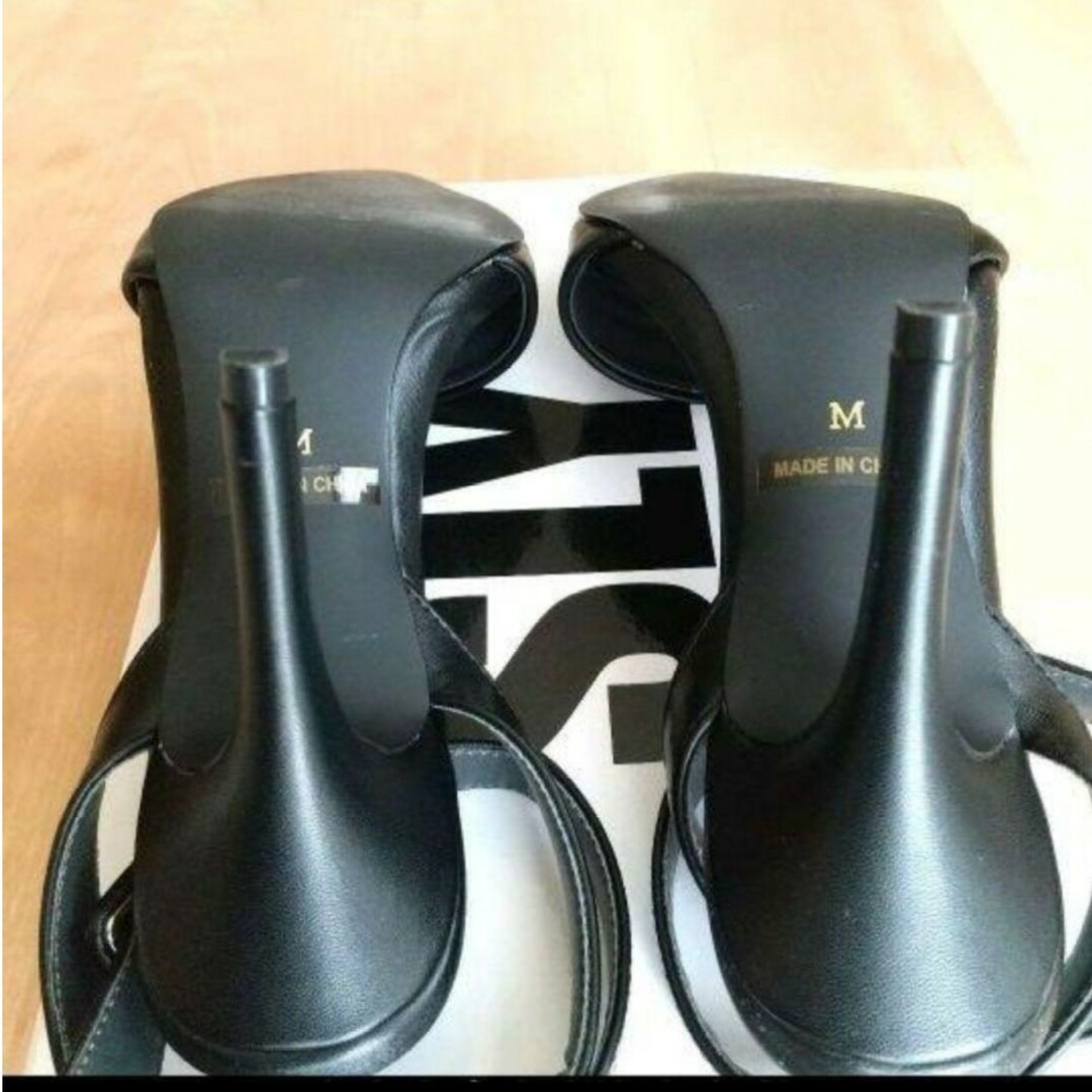 SLY(スライ)の未使用 SLY スライ パンプス ブラック ハイヒールパンプス ヒールサンダル黒 レディースの靴/シューズ(ハイヒール/パンプス)の商品写真