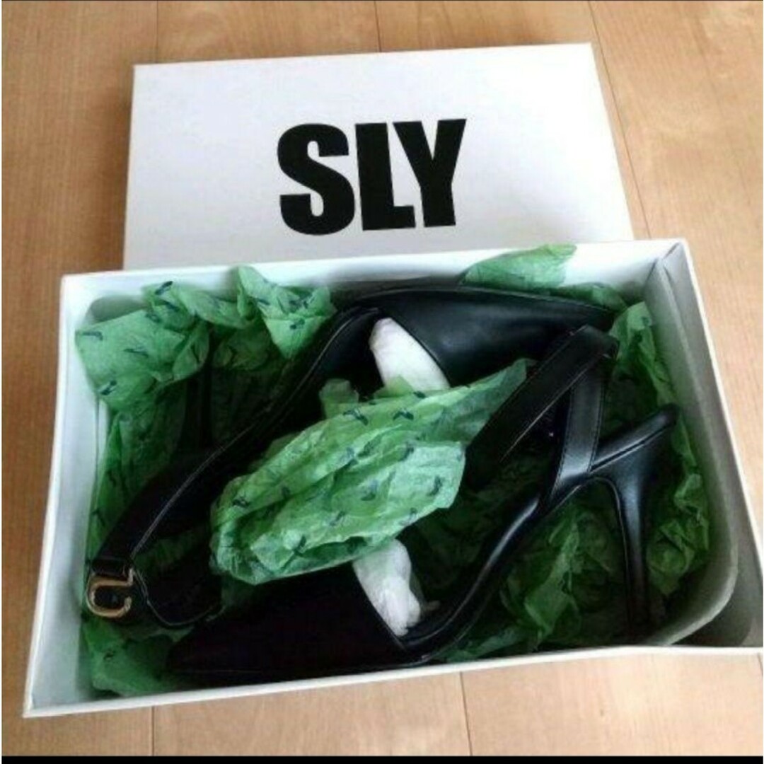 SLY(スライ)の未使用 SLY スライ パンプス ブラック ハイヒールパンプス ヒールサンダル黒 レディースの靴/シューズ(ハイヒール/パンプス)の商品写真
