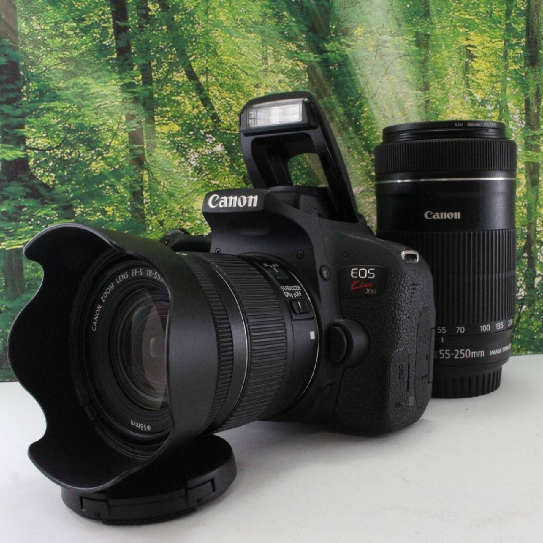 Canon デジタル一眼レフカメラ EOS Kiss X9i ダブルズームキットカメラ