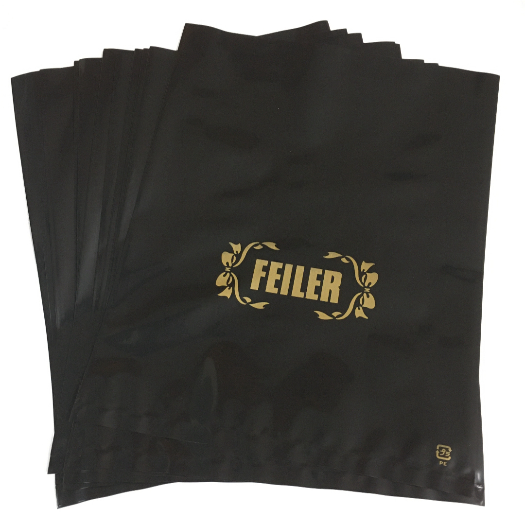 新品❤︎FEILER❤︎ハンカチサイズショップ袋\u0026フェイラーシール100枚