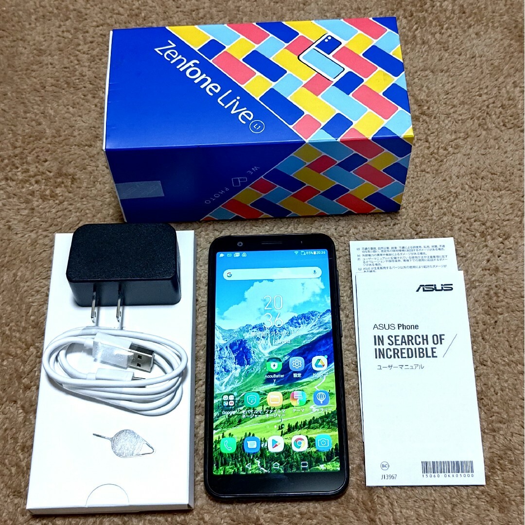 ASUS(エイスース)の◆ZA550KL◆⑫ ASUS Zenfone Live L1 ZA550KL スマホ/家電/カメラのスマートフォン/携帯電話(スマートフォン本体)の商品写真