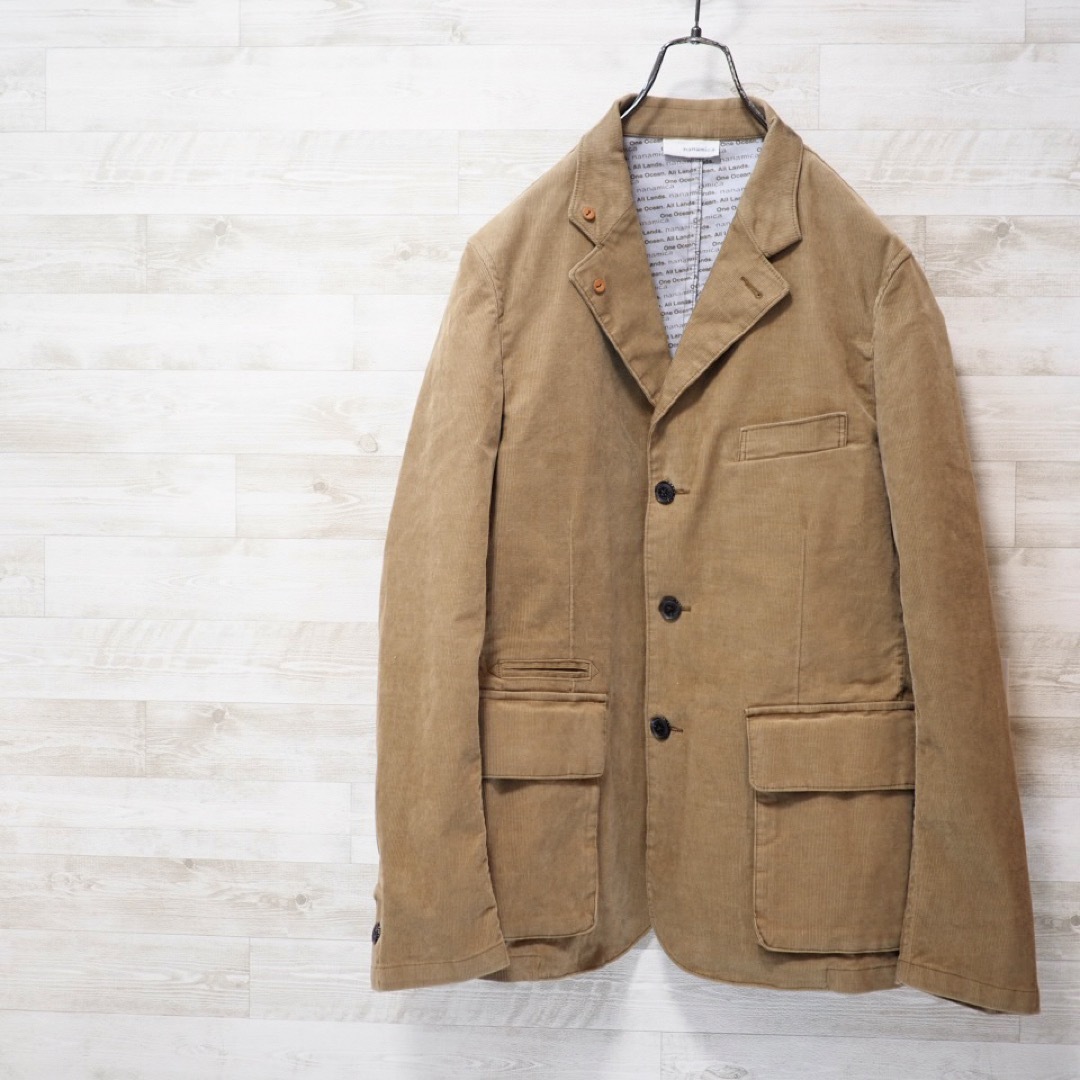 nanamica(ナナミカ)のnanamica 15AW Corduroy Cycling Jacket-M メンズのジャケット/アウター(テーラードジャケット)の商品写真