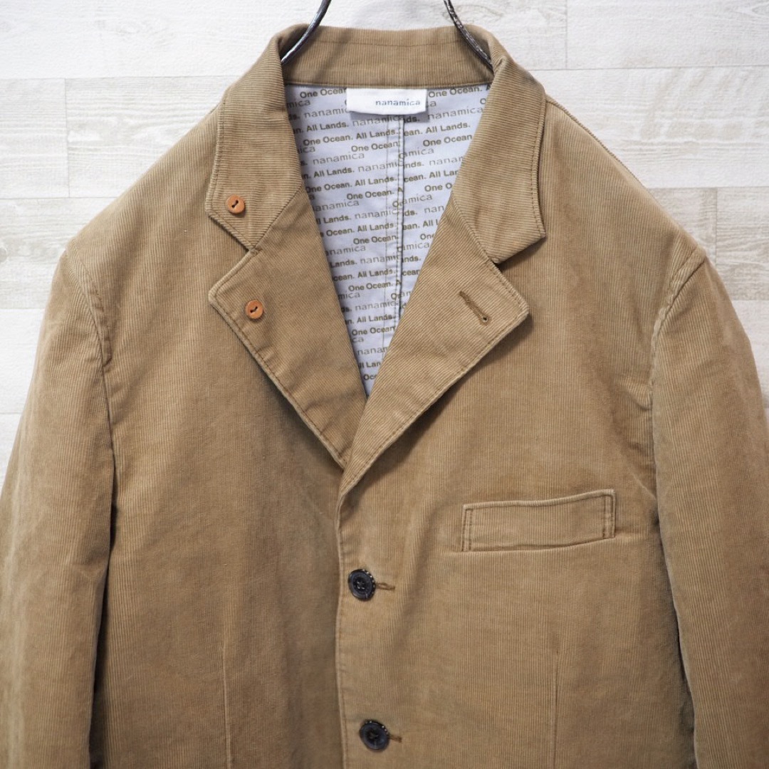 nanamica(ナナミカ)のnanamica 15AW Corduroy Cycling Jacket-M メンズのジャケット/アウター(テーラードジャケット)の商品写真