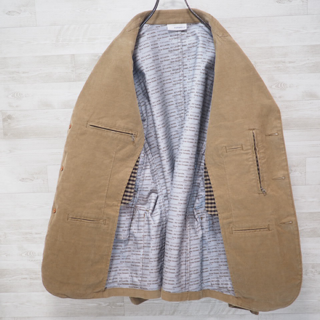 nanamica(ナナミカ)のnanamica 15AW Corduroy Cycling Jacket-M メンズのジャケット/アウター(テーラードジャケット)の商品写真