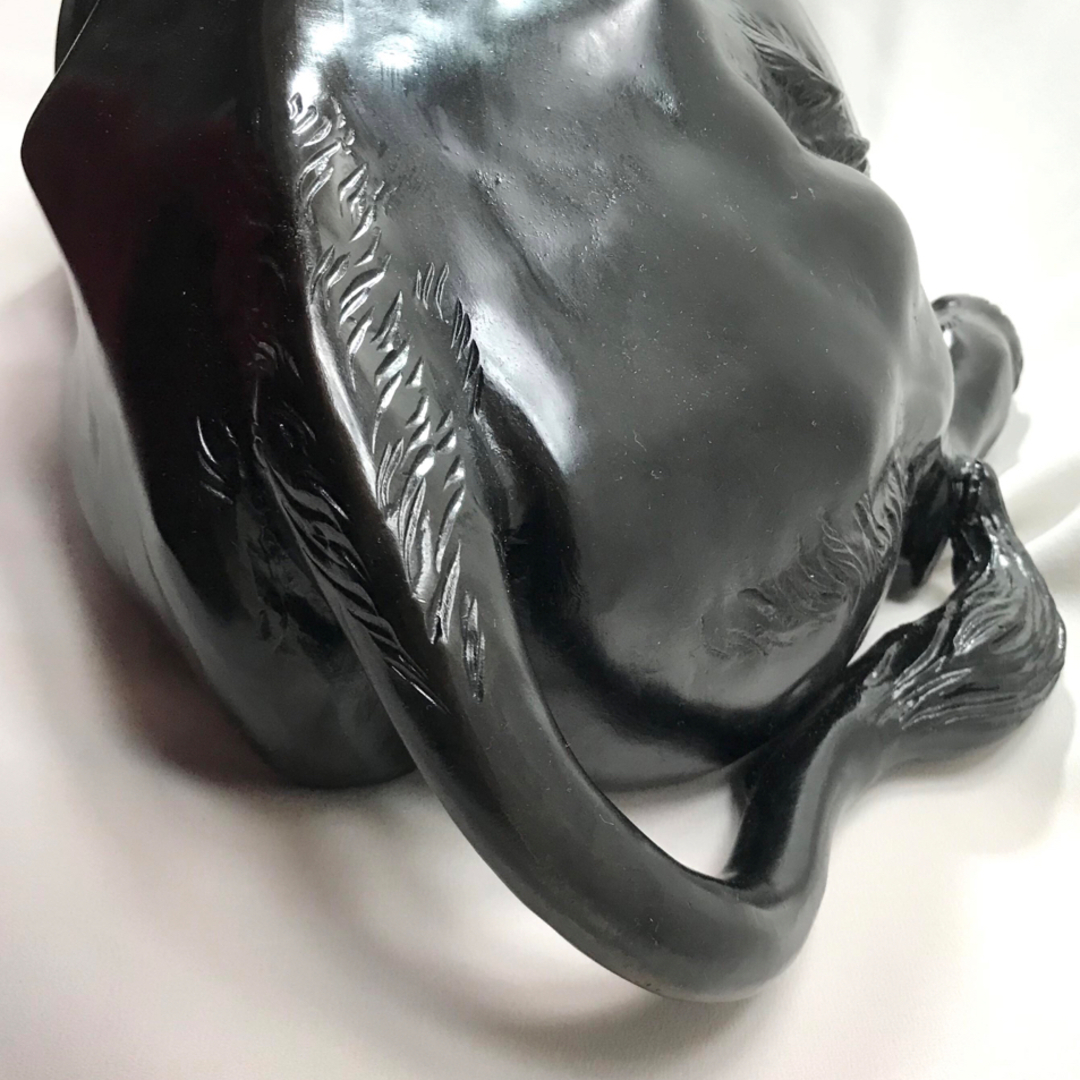 高岡銅器 牛 職人 般若 純一郎作 座牛 銅製 牛の置物 縁起物 高岡銅器 牛 職人 般若 純一郎作 座牛 銅製 牛の置物 縁起物