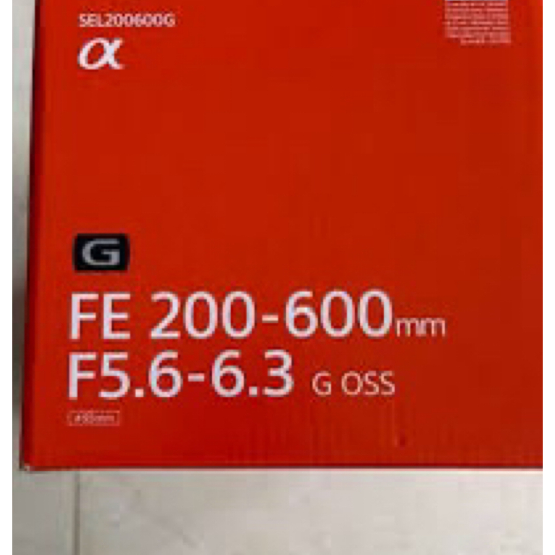 SONY FE 200-600mm F5.6-6.3GSEL200600G新品カメラ