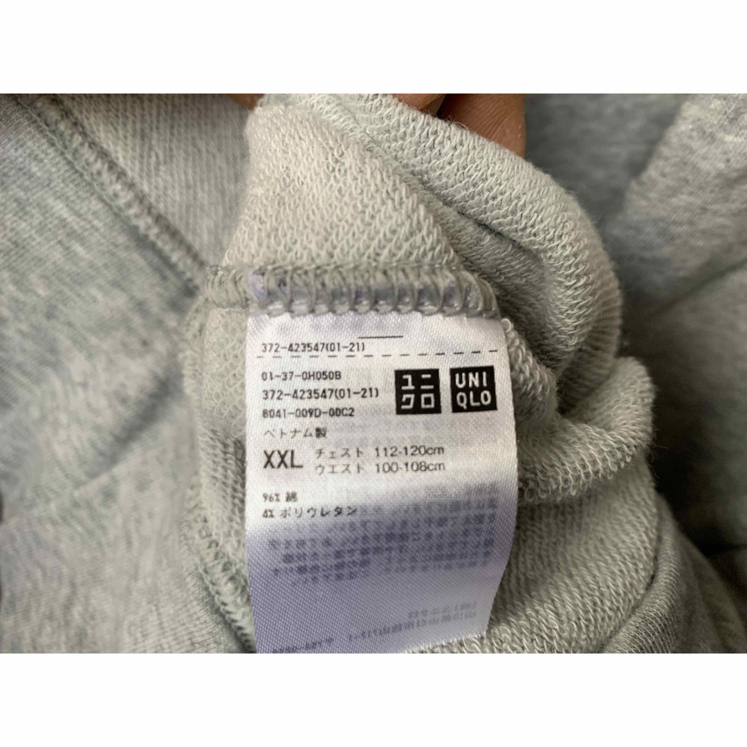 UNIQLO(ユニクロ)のUNIQLO スウェットセットアップ　XXL グレー メンズのトップス(スウェット)の商品写真