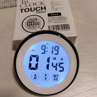 日本ポステック｜JPT Touch Timer TriClock ブラック TC(置時計)