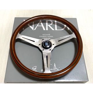 ナルディ(ナルディ)の希少【NARDI Classic】36.5Φ ウッドステアリング　ナルディ(汎用パーツ)