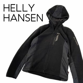 ヘリーハンセン(HELLY HANSEN)の【HELLY HANSEN】フリースジャケット フーディ ブラック／黒 M(その他)