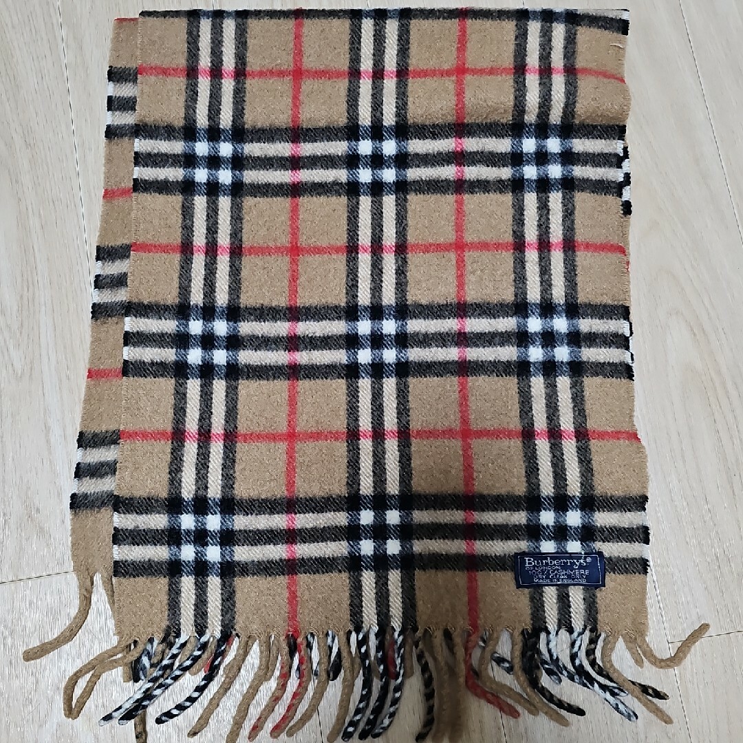 BURBERRY(バーバリー)の特価　BURBERRYマフラーカシミヤ100％ メンズのファッション小物(マフラー)の商品写真