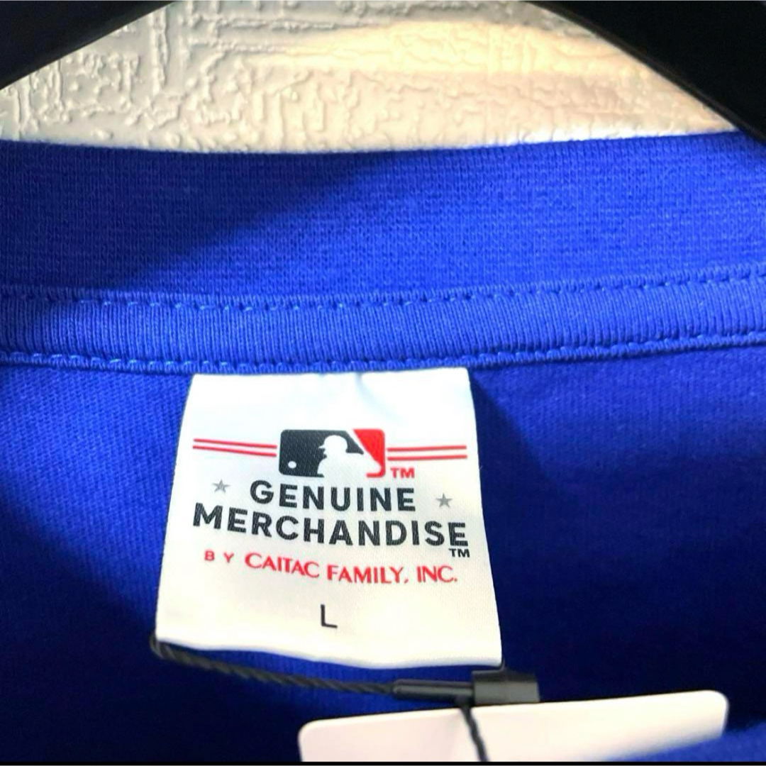 MLB(メジャーリーグベースボール)のドジャース 大谷翔平　MLB フェイクレイヤード ロンＴ  Lサイズ メンズのトップス(Tシャツ/カットソー(七分/長袖))の商品写真
