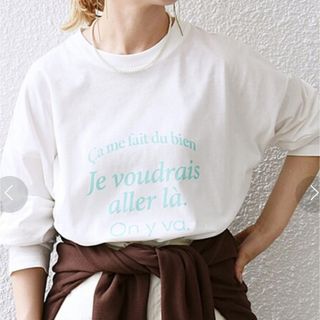 シップス(SHIPS)の【未使用】VOYAGE ロゴ ロングスリーブ トップス(Tシャツ(長袖/七分))