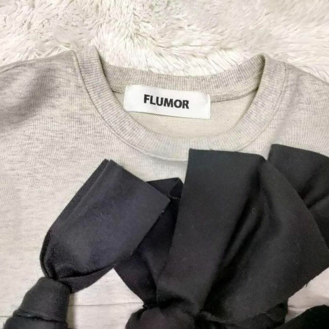 FLUMOR リボン　プルオーバー　38