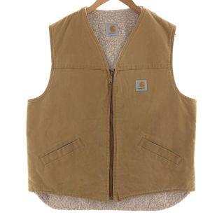 カーハート(carhartt)の古着 90年代 カーハート Carhartt ダックベスト メンズXL ヴィンテージ /eaa380257(ベスト)