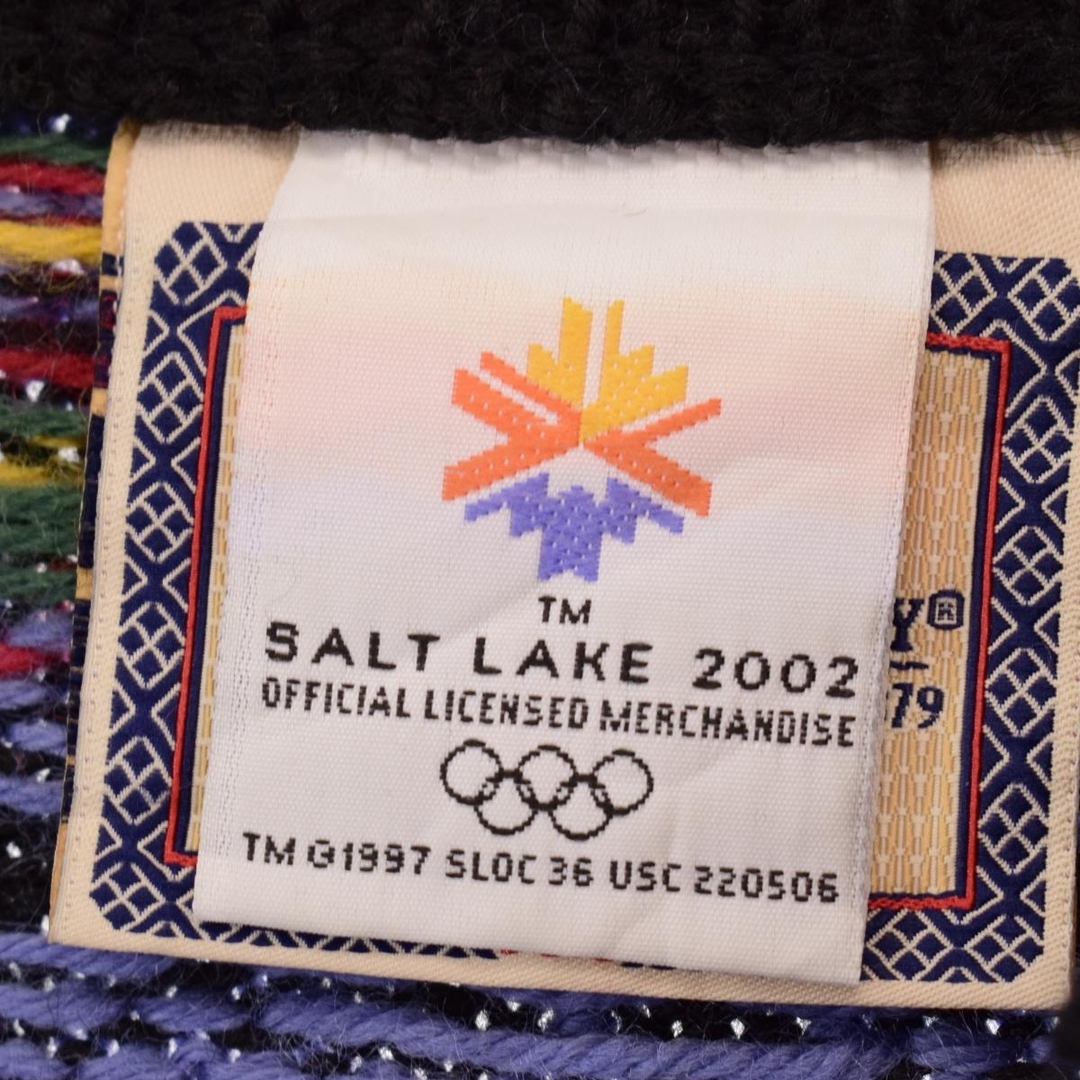 古着 00年代 DALE OF NORWAY SALT LAKE 2002 ソルトレークシティオリンピック ノルディックセーター メンズXL  /eaa389165