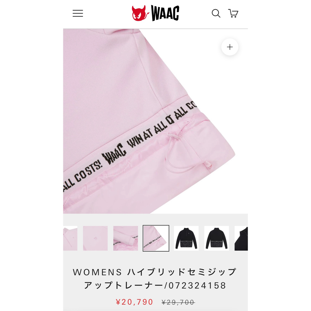 WAAC トレーナー スポーツ/アウトドアのゴルフ(ウエア)の商品写真