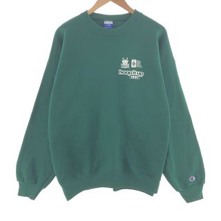 チャンピオン(Champion)の古着 90年代 チャンピオン Champion BASIC TRAINING プリントスウェットシャツ トレーナー USA製 メンズXL ヴィンテージ /taa003547(スウェット)