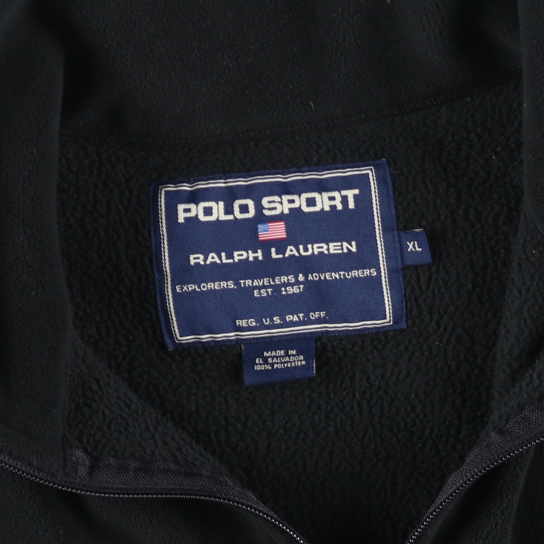Ralph Lauren(ラルフローレン)の古着 90年代 ラルフローレン Ralph Lauren POLO SPORT ポロスポーツ フリースプルオーバー メンズXL ヴィンテージ /eaa397123 メンズのジャケット/アウター(その他)の商品写真