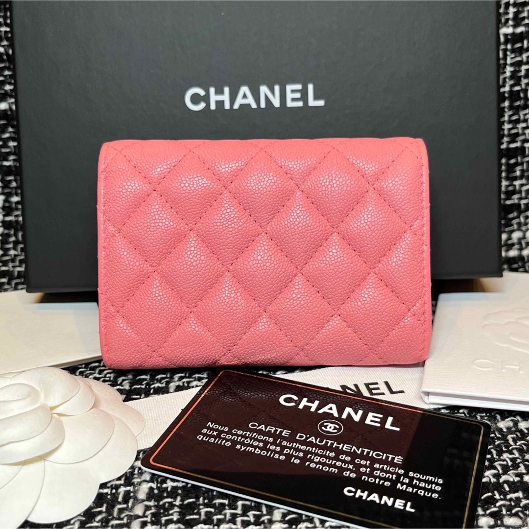 ★正規品 超美品★30番台 CHANEL シャネル 財布素材ラムスキン