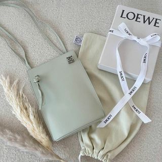 ロエベ(LOEWE)のLOEWE ロエベ　ダイスポケット　ライトセラドン　ショルダーバッグ(ショルダーバッグ)