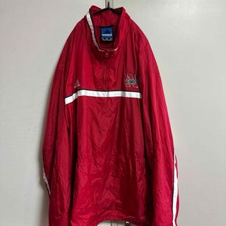 アディダス(adidas)のアディダス　ハーフジップ　ナイロン　2XL(ナイロンジャケット)