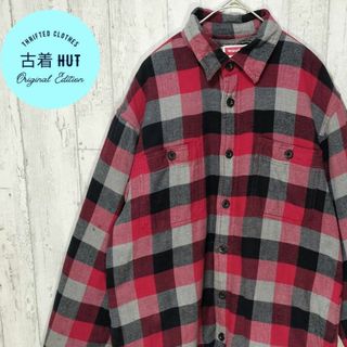 ラングラー(Wrangler)のラングラー　ボアジャケット　チェック柄　ボロ古着　ヤレ感　フェード感　厚手(カバーオール)