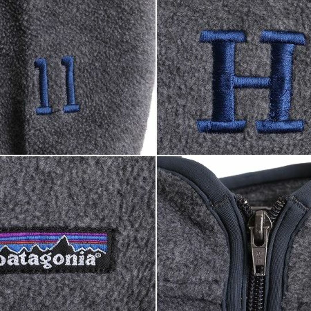 patagonia(パタゴニア)の00s 05年製 パタゴニア マースピアル シンチラ フリース ジャケット メンズ S 古着 Patagonia 00年代 オールド アウトドア ハーフジップ 灰 メンズのジャケット/アウター(ブルゾン)の商品写真