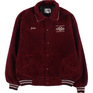 古着 90年代 TROPHY JACKETS 襟付き コーデュロイスタジャン アワードジャケット バーシティジャケット USA製 メンズXXL ヴィンテージ /eaa398747(スタジャン)