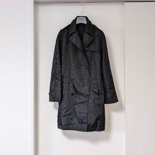 PRADA - 希少 PRADA ジッパーロングコート ベルト 中綿 黒 40の通販 by