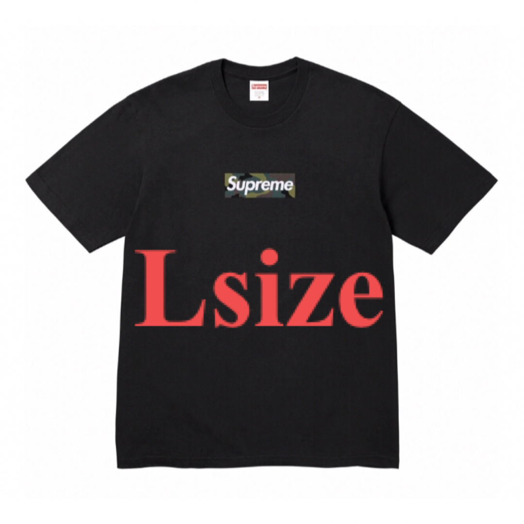 Supreme(シュプリーム)の【Supreme】Box Logo Tee Black L メンズのトップス(Tシャツ/カットソー(半袖/袖なし))の商品写真