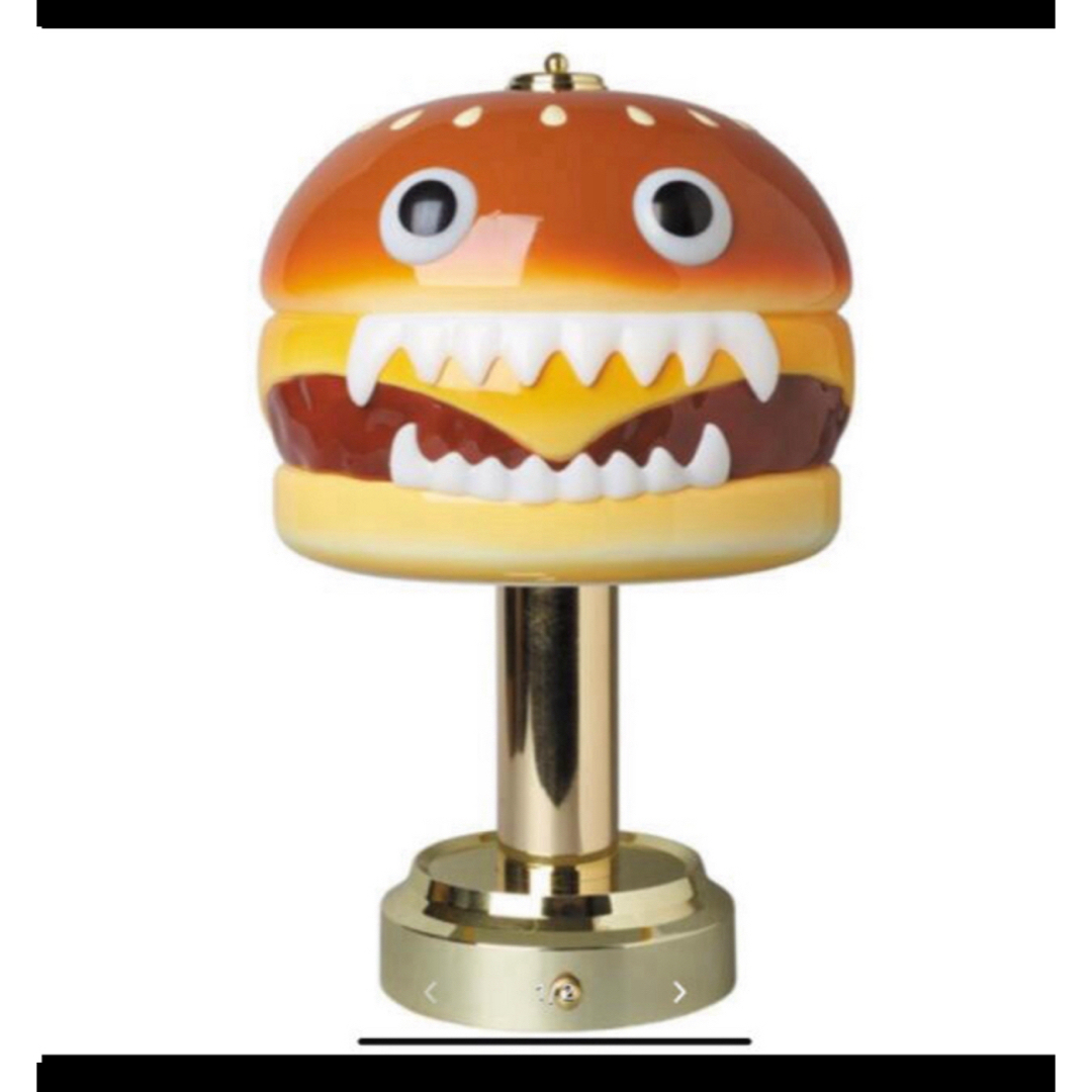 その他MEDICOM TOY × UNDERCOVER HAMBURGER LAMP