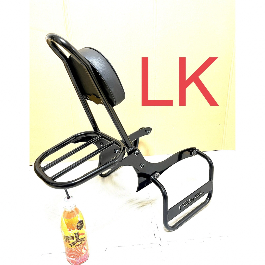 新品 レブル250/500 リア キャリア バックレスト付き&サイド 新品 レブル250/500 リア キャリア バックレスト付き&サイド