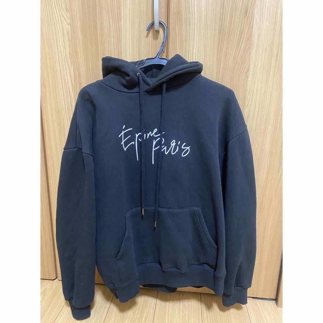 épine(エピヌ)のepine エピヌ パーカー フーディー paris hoodie black レディースのトップス(パーカー)の商品写真