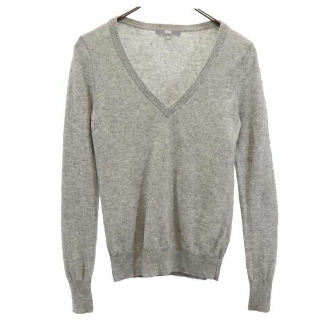 UNIQLO ユニクロ カシミヤ100 ニット セーター グレー S メンズ - トップス UNIQLO ユニクロ カシミヤ100 ニット セーター グレー S メンズ - トップス