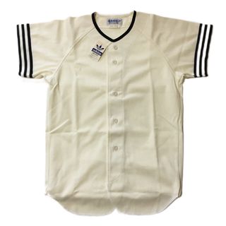 アディダス(adidas)の【アディダス】 ベースボールシャツ 80年代 デサント製 新品タグ付き！(シャツ)