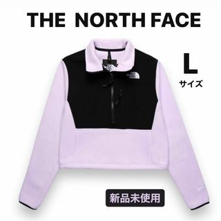 ザノースフェイス(THE NORTH FACE)の【新品】ノースフェイス フリース ハーフジップ  クロップドプルオーバー L(トレーナー/スウェット)