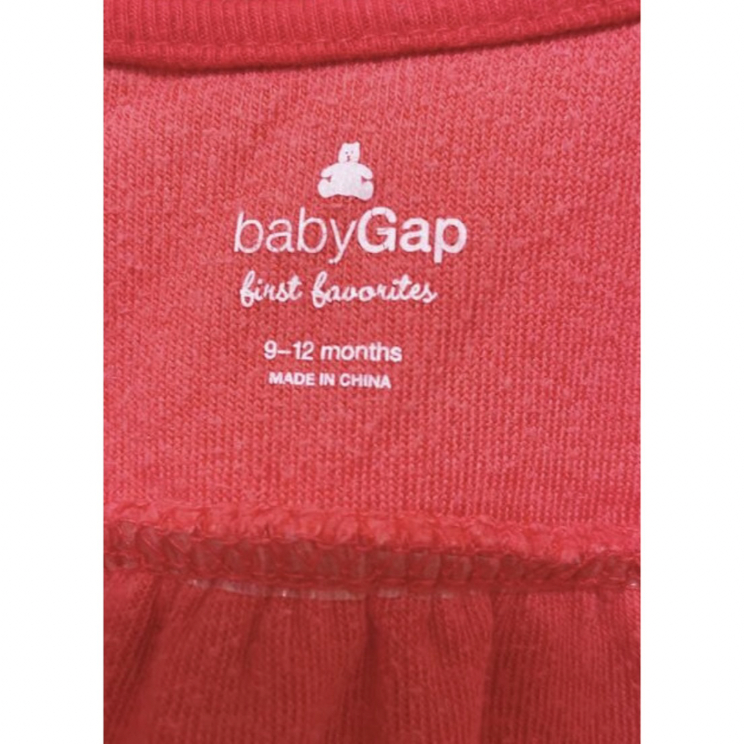 babyGAP(ベビーギャップ)のベビーギャップ　babygap ロンパース 70  サンタ ベビー服　70  キッズ/ベビー/マタニティのベビー服(~85cm)(ロンパース)の商品写真