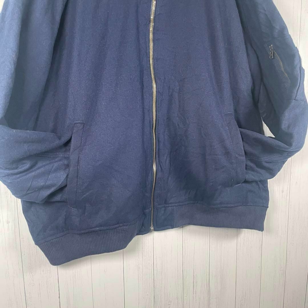 GAP(ギャップ)の[古着]GAP　ブルゾン　ジップアップ　オールド　IDEALジップ　　ネイビー メンズのジャケット/アウター(ブルゾン)の商品写真