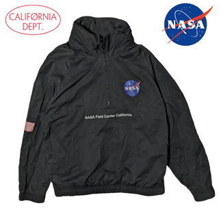 デプト(DEPT)のCALIFORNIA DEPT X NASA ブラック アノラック JKT(マウンテンパーカー)