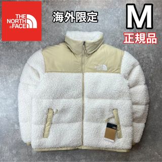 ザノースフェイス(THE NORTH FACE)のノースフェイス ヌプシ メンズ レディース ダウン シェルパ ホワイト M(ダウンジャケット)