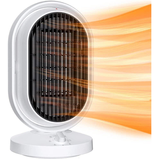 セラミックファンヒーター 速暖 首振り  ３段階温度 1500W PSE認証済(ファンヒーター)