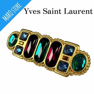 Yves Saint Laurent - 【美品】YSL ゴールド カラーストーン