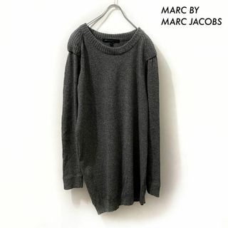 マークバイマークジェイコブス(MARC BY MARC JACOBS)のMARC BY MARC JACOBS★長袖ニットワンピース グレー(ミニワンピース)