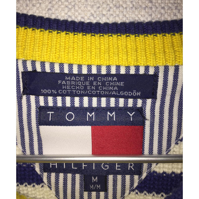 TOMMY HILFIGER(トミーヒルフィガー)の《TOMMY HILFIGER》 コットンニットセーター メンズのトップス(ニット/セーター)の商品写真